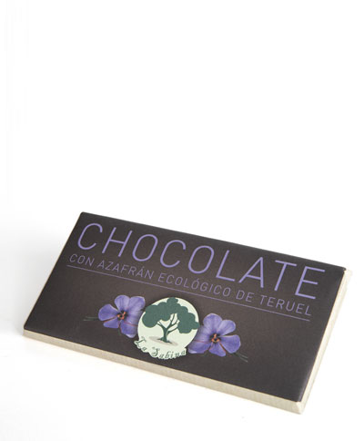 Chocolate Negro con Azafrán Ecológico "La Carrasca"