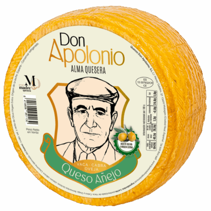 Queso Ibérico Añejo en Aceite de Oliva Virgen Extra Don Apolonio (Del Abuelo)