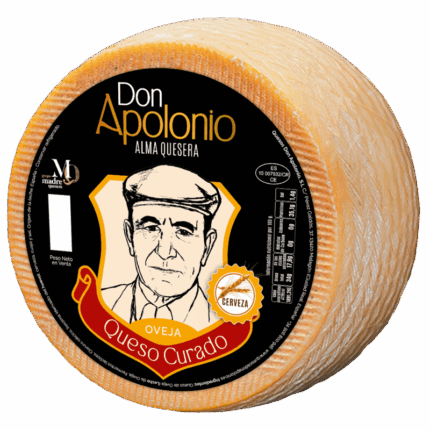 Queso de Oveja Curado con Cerveza Don Apolonio