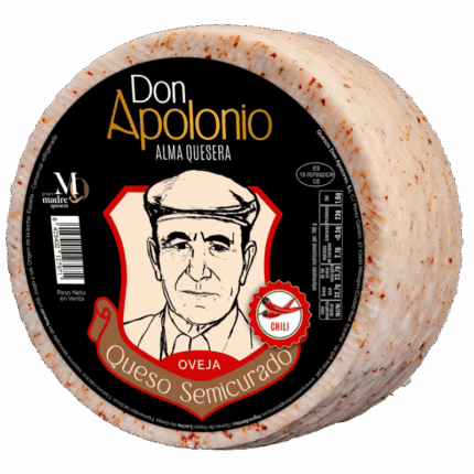 Queso de Oveja Semicurado con Chili Don Apolonio