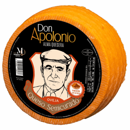 Queso de Oveja Semicurado con Pimentón de la Vera Don Apolonio
