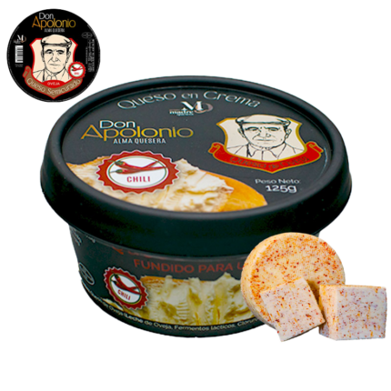 Crema de queso de Oveja Semicurado con Chili Don Apolonio